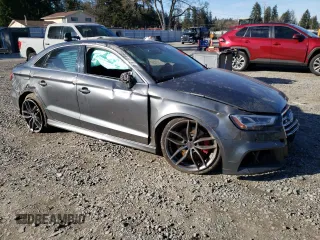 2017 Audi S3 Premium Plus with VIN WAUB1GFF9H1014461, listed as a Copart auction lot 47090995 with 85,984 mi miles and Salvage Title. Bid and sale history available at carsss.com. Image 4.