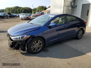 2017 Hyundai Elantra SE with VIN 5NPD84LF6HH092960, listed as a Copart auction lot 71011254 with 47,220 mi miles and Salvage Title. Bid and sale history available at carsss.com. Image 1.