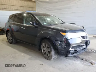 2012 Acura MDX Advance with VIN 2HNYD2H63CH515080, listed as a Copart auction lot 55577095 with 84,798 mi miles and Salvage title. Bid and sale history available at DreamBid. Image 4.