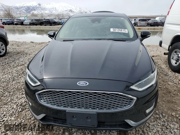 2019 Ford Fusion Titanium with VIN 3FA6P0K9XKR269374, listed as a Copart auction lot 50126815 with 86,164 mi miles and Salvage Title. Bid and sale history available at carsss.com. Image 5.