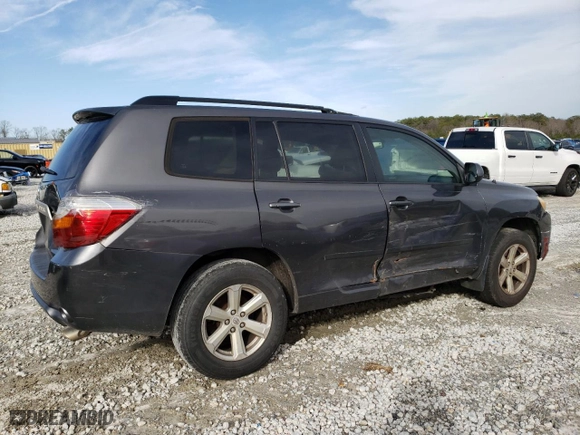2009 Toyota Highlander with VIN JTEDS41AX92089583, listed as a Copart auction lot 44711835 with 266,399 mi miles and Salvage Title. Bid and sale history available at carsss.com. Image 3.