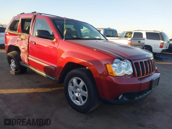 2008 Jeep Grand Cherokee Laredo with VIN 1J8GR48K08C233266, listed as a IAAI auction lot 41291164 with 159,208 mi miles. Bid and sale history available at carsss.com. Image 1.
