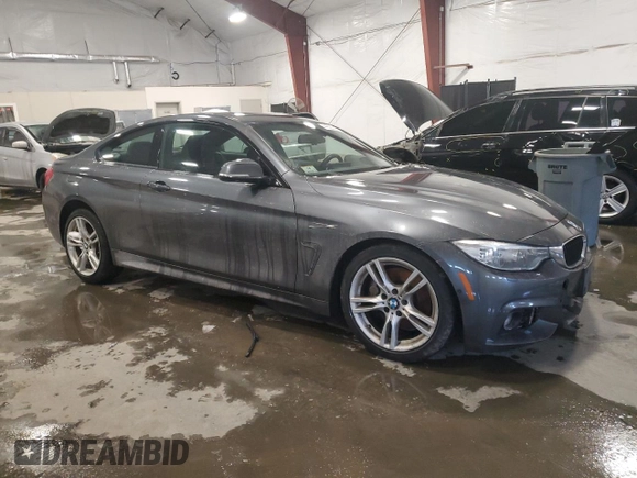 2016 BMW 4 Series 435i xDrive z VIN WBA3R5C56GK374020, wystawiony jako Copart lot #44822795 z przebiegiem 82 744 mil mil oraz Szkoda całkowita • Salvage title. Historia ofert i sprzedaży dostępna na DreamBid. Obrazek 4.
