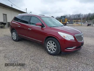 2015 Buick Enclave Leather with VIN 5GAKVBKD2FJ239835, listed as a IAAI auction lot 41892207 with 142,909 mi miles and . Bid and sale history available at carsss.com. Image 1.