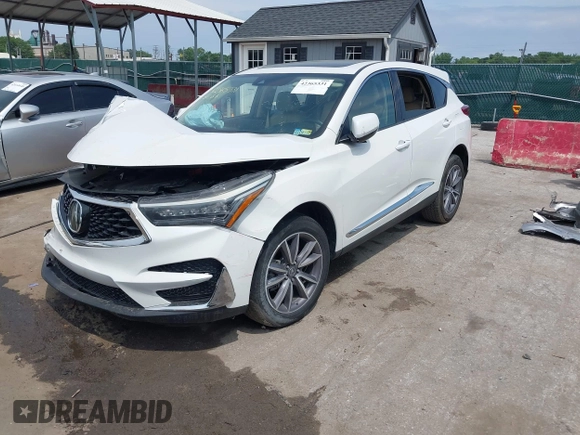 2020 Acura RDX Technology with VIN 5J8TC1H53LL011752, listed as a IAAI auction lot 42365331 with 43,039 mi miles and . Bid and sale history available at DreamBid. Image 2.