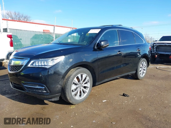 2015 Acura MDX Tech Pkg with VIN 5FRYD4H48FB026490, listed as a IAAI auction lot 41791560 with 190,000 mi miles. Bid and sale history available at carsss.com. Image 17.