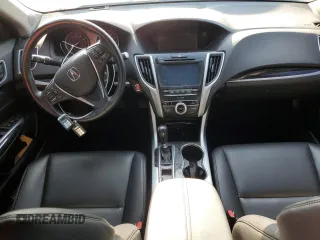 2019 Acura TLX with VIN 19UUB1F32KA010711, listed as a Copart auction lot 41838155 with 0 mi miles and Salvage Title. Bid and sale history available at carsss.com. Image 8.