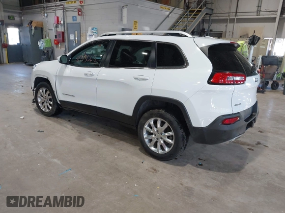 2015 Jeep Cherokee Limited with VIN 1C4PJMDS3FW728884, listed as a IAAI auction lot 41973663 with 112,719 mi miles. Bid and sale history available at carsss.com. Image 3.