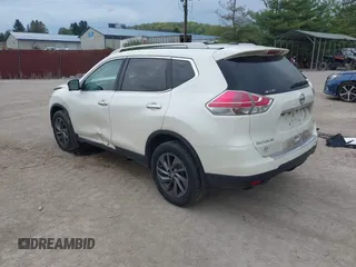 2016 Nissan Rogue SL with VIN 5N1AT2MV6GC844741, listed as a IAAI auction lot 42124853 with 176,617 mi miles and . Bid and sale history available at carsss.com. Image 3.