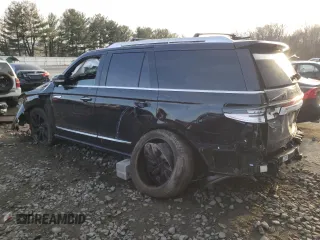 2024 Lincoln Navigator Reserve z VIN 5LMJJ2LG3REL05460, wystawiony jako Copart lot #42491435 z przebiegiem Nie podano mil oraz Szkoda całkowita • Salvage title. Historia ofert i sprzedaży dostępna na DreamBid. Obrazek 2.