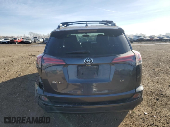 2016 Toyota RAV4 LE with VIN JTMZFREVXGJ071659, listed as a Copart auction lot 42899995 with 121,850 mi miles and Salvage Title. Bid and sale history available at carsss.com. Image 6.