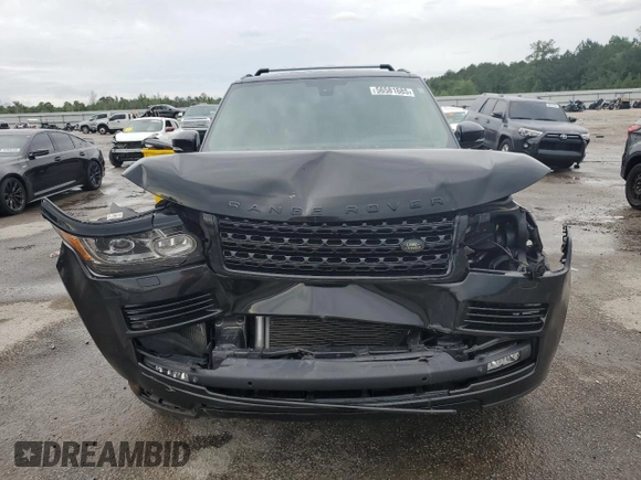 2015 Land Rover Range Rover HSE with VIN SALGS2VF2FA202142, listed as a Copart auction lot 56581685 with 59,997 mi miles and Salvage title. Bid and sale history available at DreamBid. Image 5.