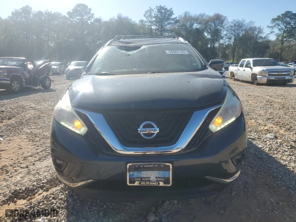 2017 Nissan Murano SL with VIN 5N1AZ2MG5HN132906, listed as a Copart auction lot 50062125 with 102,078 mi miles and Salvage Title. Bid and sale history available at carsss.com. Image 5.