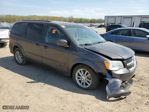 2015 Dodge Grand Caravan SXT with VIN 2C4RDGCG6FR543428, listed as a Copart auction lot 50823115 with 127,659 mi miles and Salvage Title. Bid and sale history available at carsss.com. Image 4.