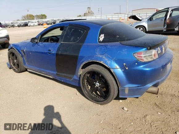 2004 Mazda RX-8 with VIN JM1FE173440114865, listed as a Copart auction lot 75385304 with 67,943 mi miles and Clean Title. Bid and sale history available at DreamBid. Image 2.