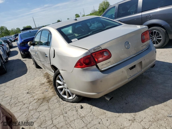 2008 Buick Lucerne CXS with VIN 1G4HE57Y78U124473, listed as a Copart auction lot 51656334 with 183,620 mi miles and Salvage Title. Bid and sale history available at carsss.com. Image 2.