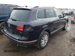 2017 Volkswagen Touareg Sport with VIN WVGEF7BP7HD002920, listed as a Copart auction lot 48546204 with 108,648 mi miles and . Bid and sale history available at DreamBid. Image 3.