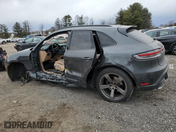 2022 Porsche Macan with VIN WP1AA2A54NLB10898, listed as a Copart auction lot 46875015 with Not Provided miles and Salvage Title. Bid and sale history available at DreamBid. Image 2.
