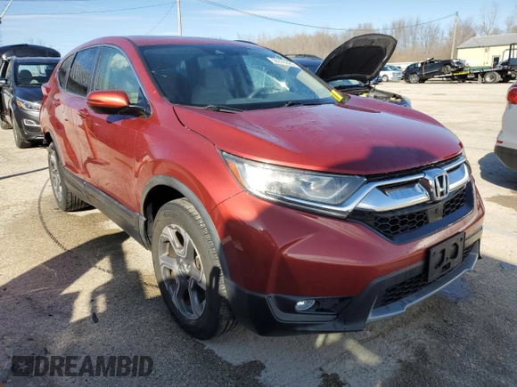 2017 Honda CR-V EX with VIN 5J6RW2H52HL031935, listed as a Copart auction lot 50376325 with 84,605 mi miles and Salvage Title. Bid and sale history available at carsss.com. Image 4.