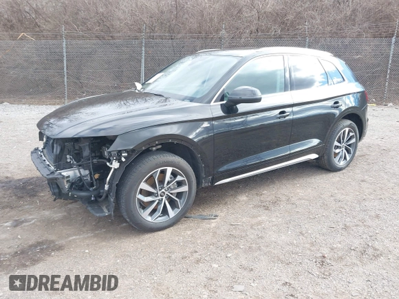2023 Audi Q5 S line Premium with VIN WA1GAAFY5P2137099, listed as a IAAI auction lot 41731383 with 17,140 mi miles. Bid and sale history available at carsss.com. Image 2.