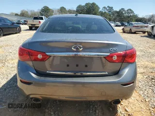2015 Infiniti Q50 Premium with VIN JN1BV7APXFM348648, listed as a Copart auction lot 48881825 with 163,955 mi miles and Salvage Title. Bid and sale history available at carsss.com. Image 6.