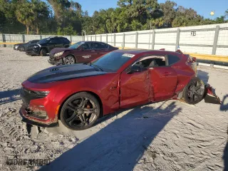2023 Chevrolet Camaro 1SS with VIN 1G1FE1R79P0109979, listed as a Copart auction lot 81385404 with 18,790 mi miles and Salvage Title. Bid and sale history available at carsss.com. Image 1.