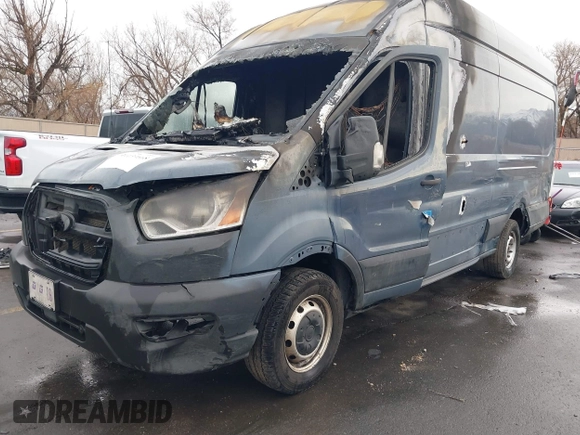 2020 Ford Transit Cargo with VIN 1FTBR3X86LKA47926, listed as a IAAI auction lot 41139668 with Not Provided miles. Bid and sale history available at carsss.com. Image 2.