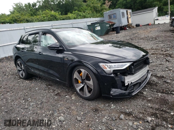 2023 Audi e-tron Premium Plus with VIN WA1LAAGE2PB007879, listed as a Copart auction lot 63622544 with Not provided miles and Salvage title. Bid and sale history available at DreamBid. Image 4.