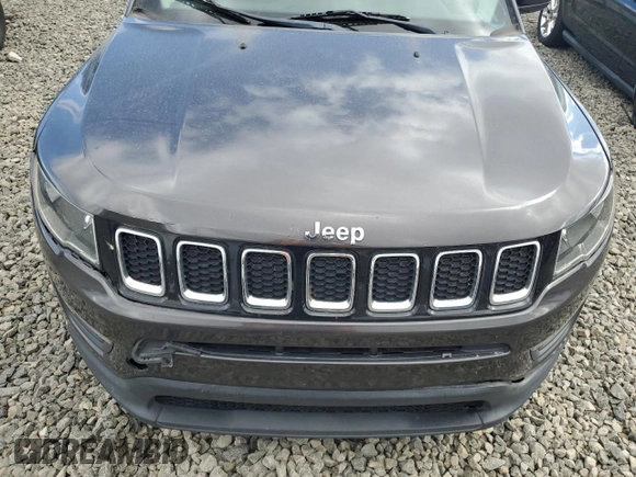 2017 Jeep Compass Sport with VIN 3C4NJCAB7HT652391, listed as a Copart auction lot 76272524 with Not Provided miles and Salvage Title. Bid and sale history available at carsss.com. Image 11.