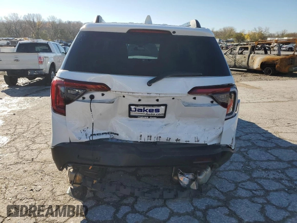 2023 GMC Acadia SLT with VIN 1GKKNMLS4PZ262595, listed as a Copart auction lot 80511654 with 5,132 mi miles and Salvage Title. Bid and sale history available at DreamBid. Image 6.