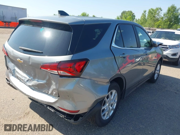 2024 Chevrolet Equinox LT with VIN 3GNAXUEG9RL335830, listed as a IAAI auction lot 42543768 with 20,795 mi miles and . Bid and sale history available at DreamBid. Image 4.