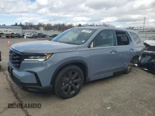 2025 Honda Pilot Sport z VIN 5FNYG1H33SB026793, wystawiony jako Copart lot #42820735 z przebiegiem 836 mil mil oraz Szkoda całkowita • Salvage title. Historia ofert i sprzedaży dostępna na DreamBid. Obrazek 1.