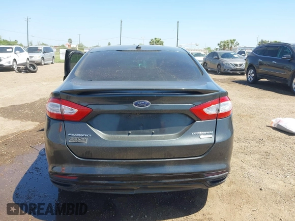 2016 Ford Fusion Titanium with VIN 3FA6P0K98GR158877, listed as a IAAI auction lot 41994013 with 57,027 mi miles and . Bid and sale history available at DreamBid. Image 17.