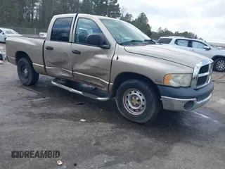 2005 Dodge 1500 SLT with VIN 1D7HA18D35J507012, listed as a IAAI auction lot 41807084 with 148,041 mi miles and . Bid and sale history available at DreamBid. Image 1.