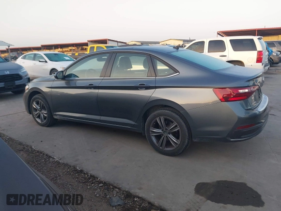 2023 Volkswagen Jetta SE with VIN 3VW7M7BUXPM012396, listed as a IAAI auction lot 42073638 with 24,593 mi miles and . Bid and sale history available at DreamBid. Image 14.