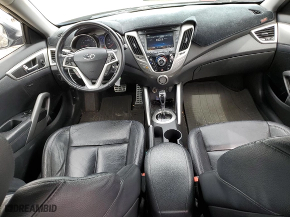 2015 Hyundai Veloster with VIN KMHTC6AD5FU219378, listed as a Copart auction lot 49913505 with 110,385 mi miles and Salvage Title. Bid and sale history available at carsss.com. Image 8.