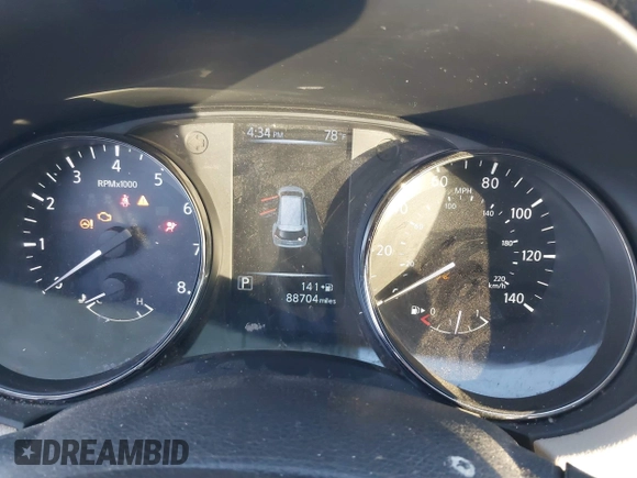 2017 Nissan Rogue S with VIN KNMAT2MT1HP588697, listed as a IAAI auction lot 41146939 with 88,704 mi miles and . Bid and sale history available at DreamBid. Image 7.