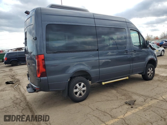 2020 Mercedes-Benz Sprinter with VIN W1Z4EFVY8LP226794, listed as a Copart auction lot 76091804 with 49,169 mi miles and Clean Title. Bid and sale history available at DreamBid. Image 3.