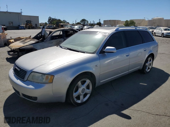 2004 Audi A6 with VIN WAUVT64BX4N033587, listed as a Copart auction lot 70103294 with 124,176 mi miles and Salvage Title. Bid and sale history available at carsss.com. Image 1.