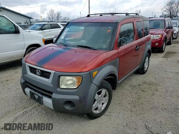 2004 Honda Element EX with VIN 5J6YH27674L004143, listed as a Copart auction lot 84601034 with 183,632 mi miles and Salvage Title. Bid and sale history available at DreamBid. Image 11.