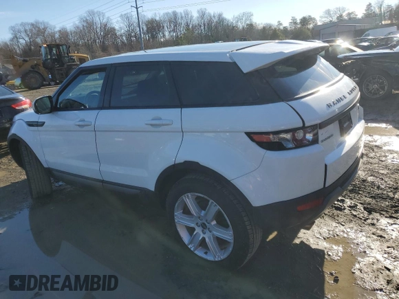 2012 Land Rover Range Rover Evoque Pure Plus with VIN SALVP2BG1CH662711, listed as a Copart auction lot 86979434 with 172,740 mi miles and Clean Title. Bid and sale history available at carsss.com. Image 2.