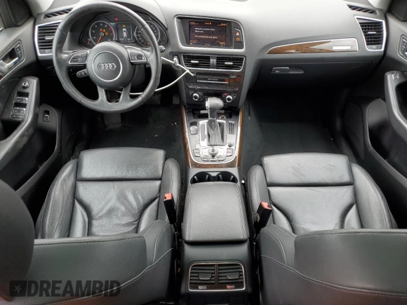 2013 Audi Q5 Premium Plus with VIN WA1LFAFP1DA051958, listed as a Copart auction lot 59240815 with 130,470 mi miles and Salvage title. Bid and sale history available at DreamBid. Image 8.