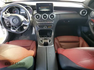 2017 Mercedes-Benz C 300 with VIN 55SWF4JB6HU223073, listed as a Copart auction lot 62393865 with 95,400 mi miles and Salvage title. Bid and sale history available at DreamBid. Image 8.