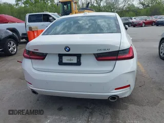 2025 BMW 3 Series 330i xDrive with VIN 3MW89CW00S8F11845, listed as a IAAI auction lot 42052983 with 4,879 mi miles. Bid and sale history available at carsss.com. Image 16.