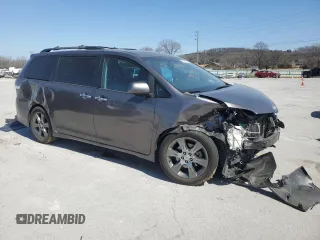 2015 Toyota Sienna SE with VIN 5TDXK3DC1FS683332, listed as a Copart auction lot 48803655 with 115,795 mi miles and Clean title. Bid and sale history available at DreamBid. Image 4.