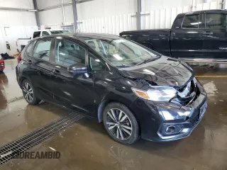 2018 Honda Fit EX-L with VIN 3HGGK5H9XJM705526, listed as a Copart auction lot 69812084 with 44,307 mi miles and Salvage Title. Bid and sale history available at carsss.com. Image 4.