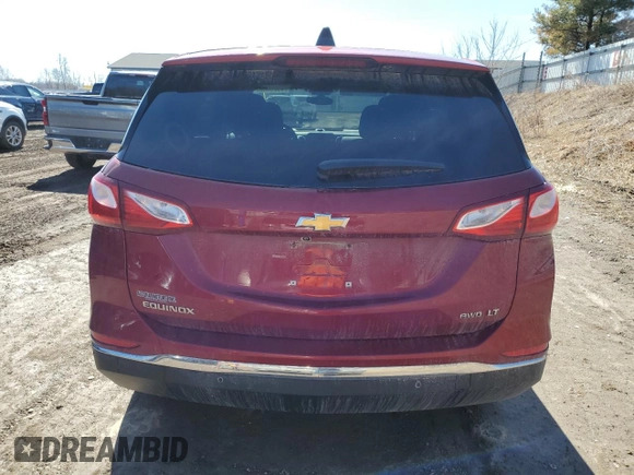 2018 Chevrolet Equinox LT with VIN 3GNAXSEV4JS501121, listed as a Copart auction lot 49255585 with 165,488 mi miles and Clean Title. Bid and sale history available at carsss.com. Image 6.