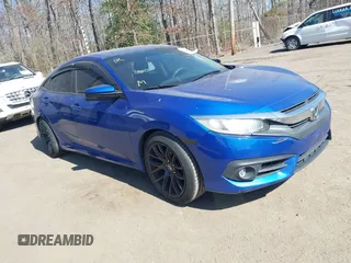 2016 Honda Civic Sedan EX-T with VIN 19XFC1F31GE018484, listed as a IAAI auction lot 41774206 with 132,555 mi miles. Bid and sale history available at carsss.com. Image 1.