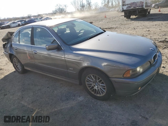 2003 BMW 5 Series 530iA with VIN WBADT63433CK32344, listed as a Copart auction lot 81746044 with 137,148 mi miles and Salvage Title. Bid and sale history available at carsss.com. Image 4.