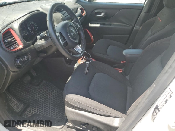 2016 Jeep Renegade Trailhawk with VIN ZACCJBCTXGPC45033, listed as a Copart auction lot 63483245 with 152,198 mi miles and Salvage title. Bid and sale history available at DreamBid. Image 7.